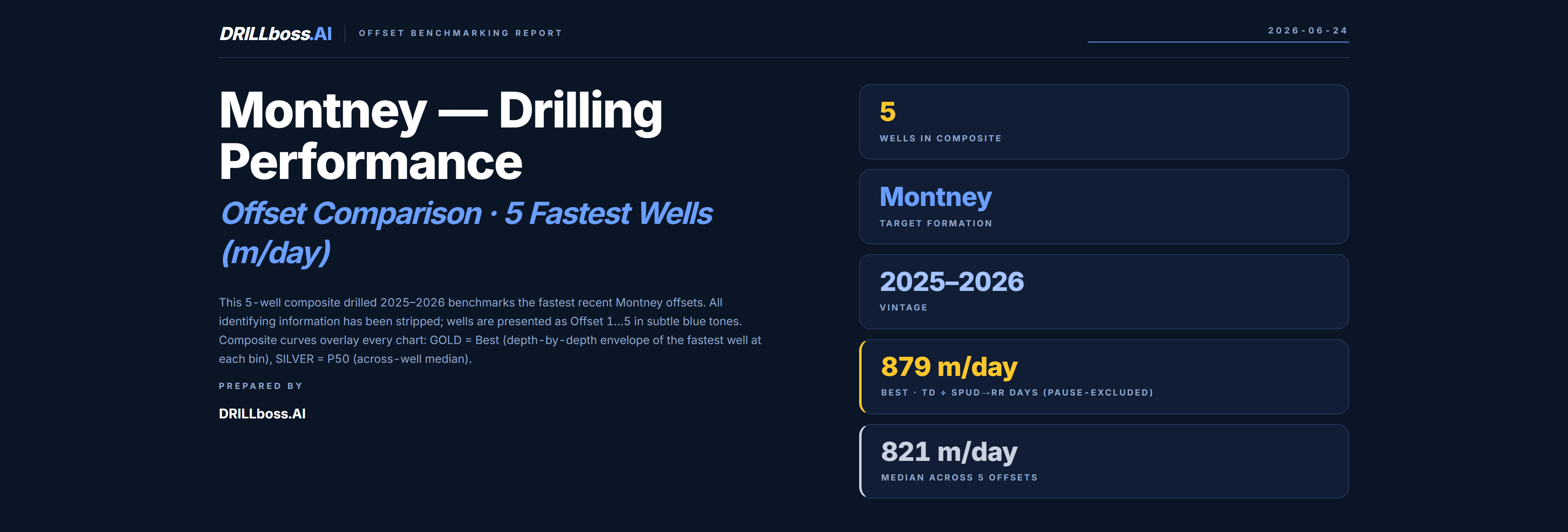 DRILLboss.AI shareable HTML report — landing page